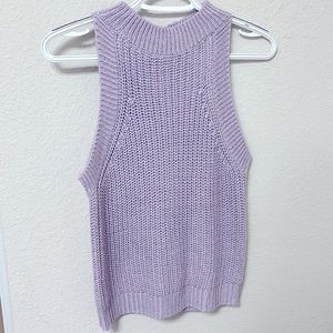 sweater-style tank top